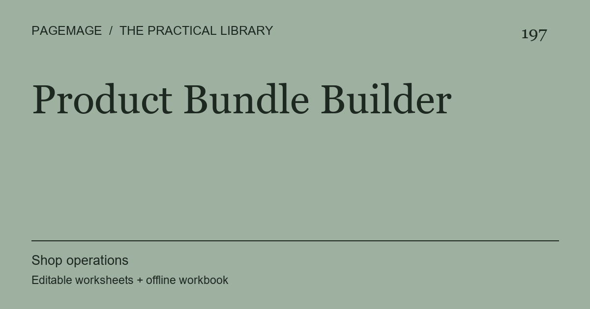 Product Bundle Builder digital product cover